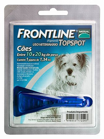 Frontline Topspot Cão 1,34ml Até 10-20kg Boehringer Ingelheim