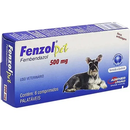 Fenzol Pet Antiparasitário 6 Comprimidos Agener