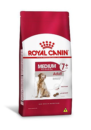 Ração Royal Canin para Cães Medium Adult 7+ 15kg