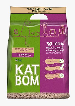 Granulado Higiênico Kat Bom Natural 3kg