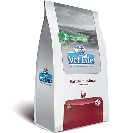 Ração Vet Life Natural para Gatos Gastro Intestinal