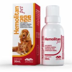 Hemolitan Pet Suplemento Vitaminico Cães e Gatos Vetnil