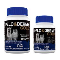 Pelo & Derme Gold Suplemento Vitamínico Vetnil