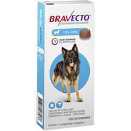 Bravecto Antipulgas e Carrapatos para Cães de 20 a 40kg 1000mg 1 Comprimido Msd