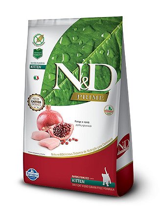 Ração  N&d Prime Grain Free para Gatos Filhotes Frango