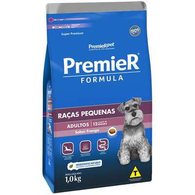 Ração Premier Formula para Cães Adultos Raças Pequenas Sabor Frango