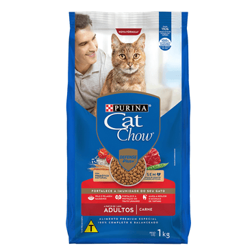 Ração Cat Chow Adulto Carne