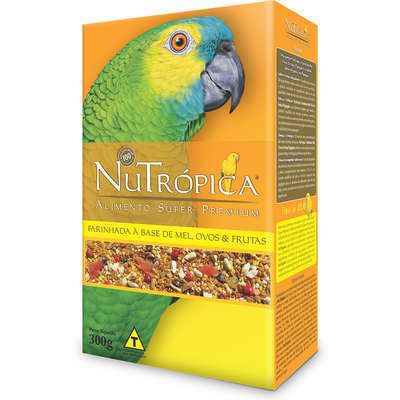 Ração Nutrópica Farinhada à Base de Mel e Ovos para Pagagaio 300g