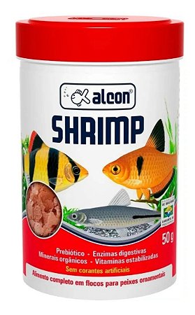 Ração Alcon Shrimp para Peixe 50g