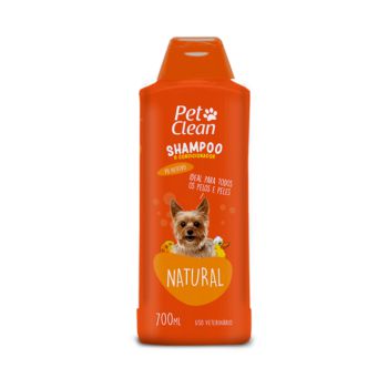 Shampoo e Condicionador Pet Clean Natural para Cães 700ml