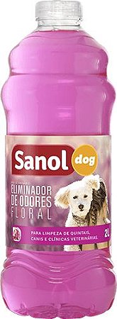 Eliminador de Odor Sanol Dog Floral 2Litros