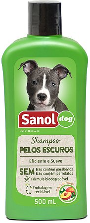 Shampoo Sanol Pelos Escuros para Cães 500ml