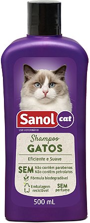 Shampoo Sanol para Gatos 500ml