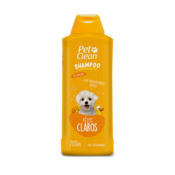 Shampoo e Condicionador Pet Clean Pêlos Claros para Cães 700ml