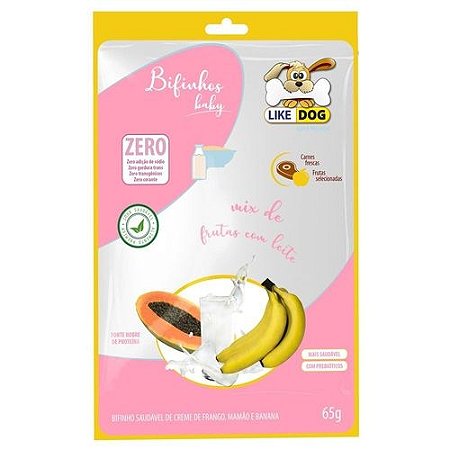 Like Dog Bifinho Baby Frutas 65g