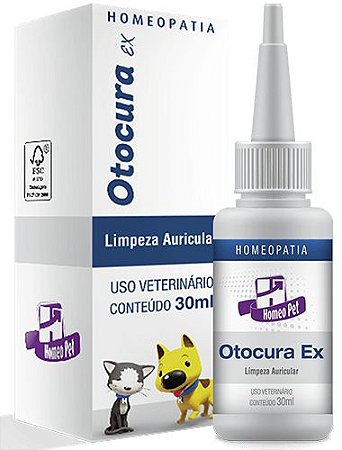 Homeopet Otocura Ex Limpeza Auricular 30ml