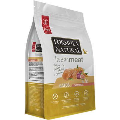 Fórmula Natural Fresh Meat Gatos Castrados Sabor Salmão