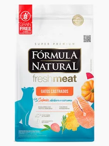 Fórmula Natural Fresh Meat Gatos Castrados Sabor Salmão