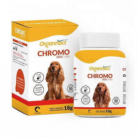 Chromo Dog Tabs Suplemento Vitamínico 18g com 30 Tabletes