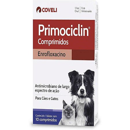 Primociclin Antimicrobiano com  10 Comprimidos