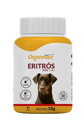 Eritros Dog Tabs Suplemento Aminoácido com 30 Tabletes