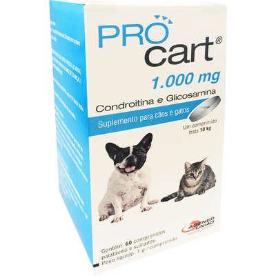 Procart 1000mg Suplemento Alimentar com 60 Comprimidos