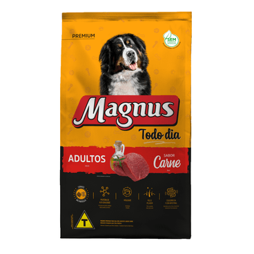 Ração Magnus Todo Dia Sabor Carne para Cães Adultos