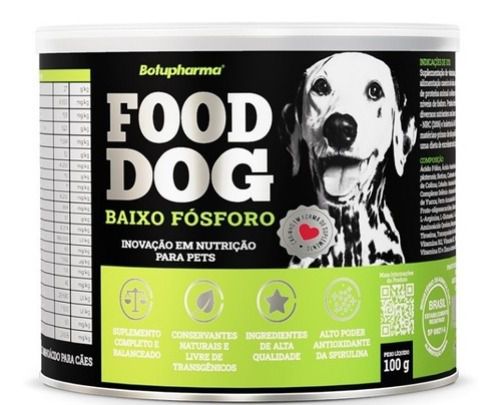 Suplemento Alimentar Food Dog  Adulto Baixo Fosforo