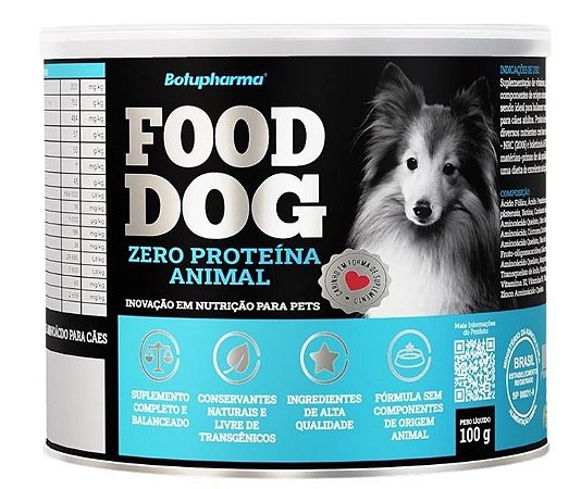 Suplemento Alimentar Food Dog Zero Proteina Animal