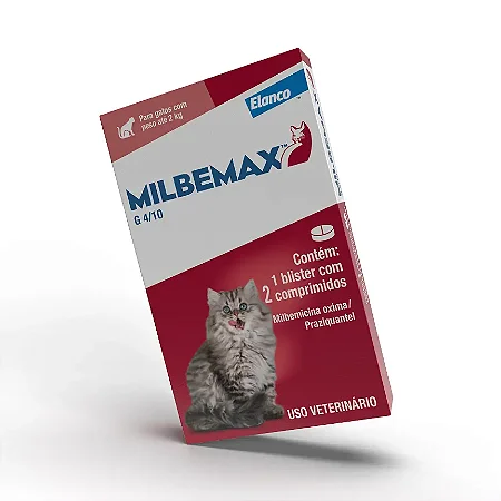 Milbemax Vermifugo para Gatos Até 2kg