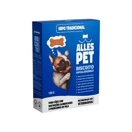 Allespet Biscoito Hipoalergenico Trad 180g