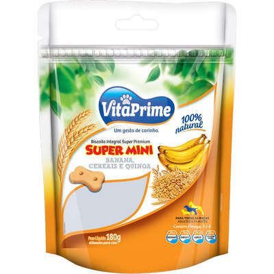 Vitaprime Biscoito Super Mini Banana e Quinoa 180g