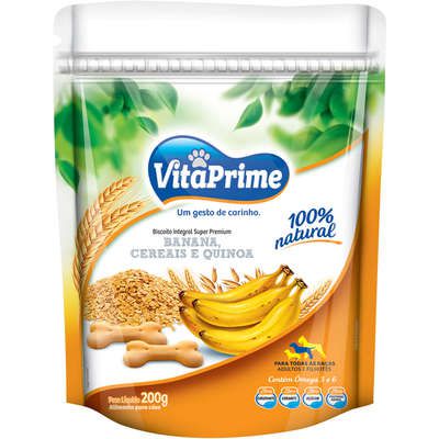 Vitaprime Biscoito Banana e Quinoa 200g