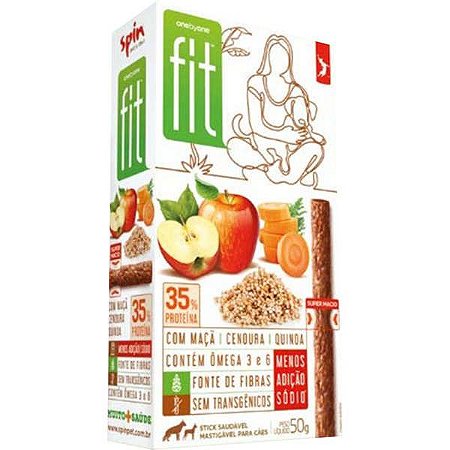 Stick Gourmet Fit Maça,Cenoura e Quinoa 50g