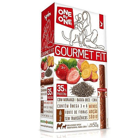 Stick Gourmet Fit Morango,Batata doce e Chia 50g