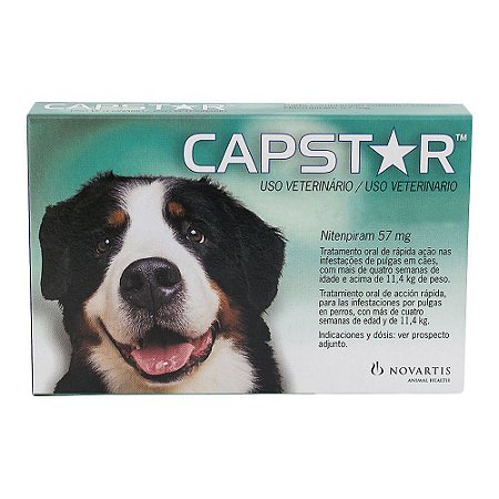 Antipulgas Capstar 57,0mg Cães