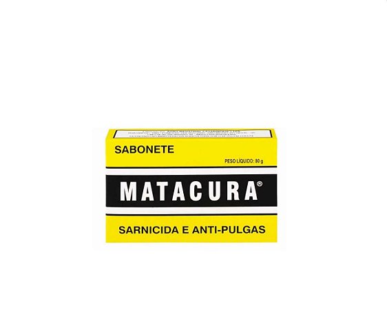 Sabonete Sarnicida e Anti-Pulgas Matacura 80g