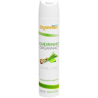 Aromatizador Organnact Cheirinho Capim-Limão 300 mL