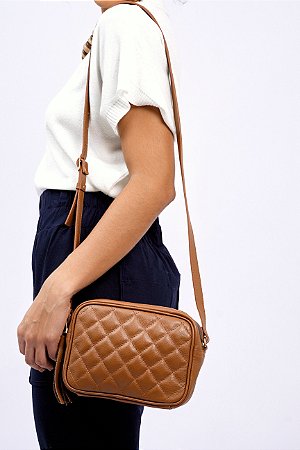 Bolsa Color Costura Quadriculada