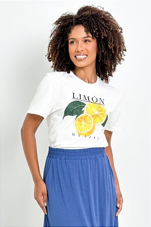 T-shirt Algodão Limón My Life