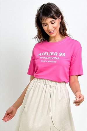 T-shirt Malha Viscose Atelier 93 Barcelona