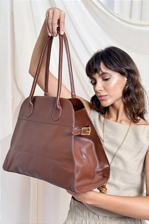 Bolsa Grande Couro Ombro