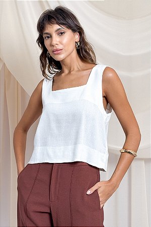 Regata Semi Cropped Decote Reto