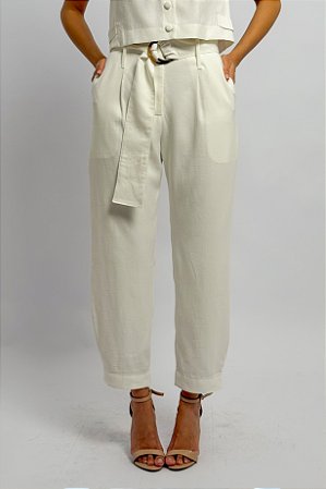Calça Alfaiataria Viscocrepe Cinto
