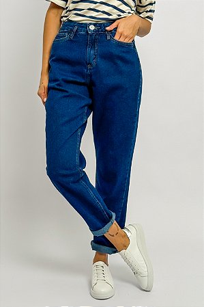 Calça Mom Jeans Feminina Básica