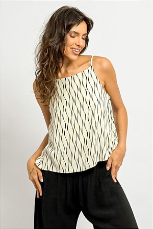 Regata Cava Americana Listras Onduladas