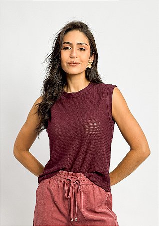 Regata Malha Tricô Color