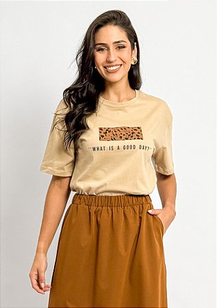 T-shirt Algodão What Is A Good Day