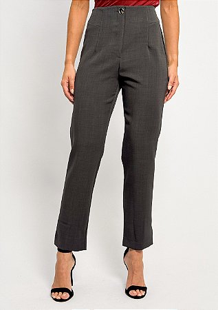 Calça Reta Alfaiataria Clássica