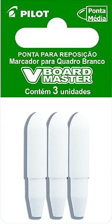 PONTA PARA MARCADOR V-BOARD MASTER (QUADRO BRANCO) C/3